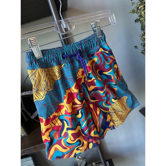 Agua Bendita x Tropic of C Swim Trunks Multicolor Boys Size 4 - Picture 2 of 7